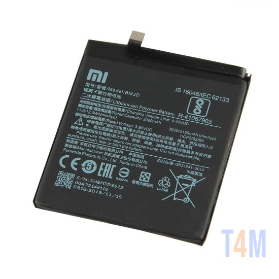 BATERIA PARA XIAOMI MI 8 SE BM3D 3120MAH ORIGINAL